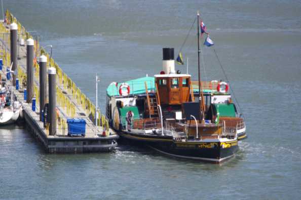 06 July 2020 - 11-12-28
Good to see the old (very old) girl back. Her engines date from 1904, the hull itself is twenty years younger.
----------------------------
Paddle steamer Kingswear Castle